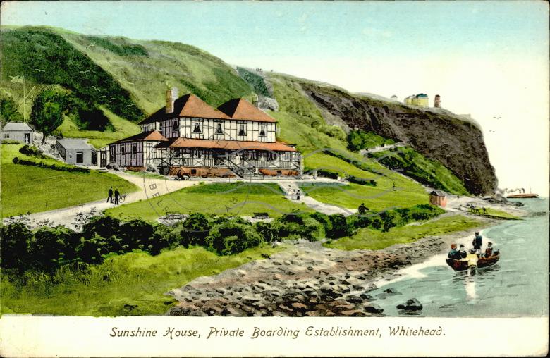 Sunshine House, Private Boarding Establishment, Whitehead. Postcards