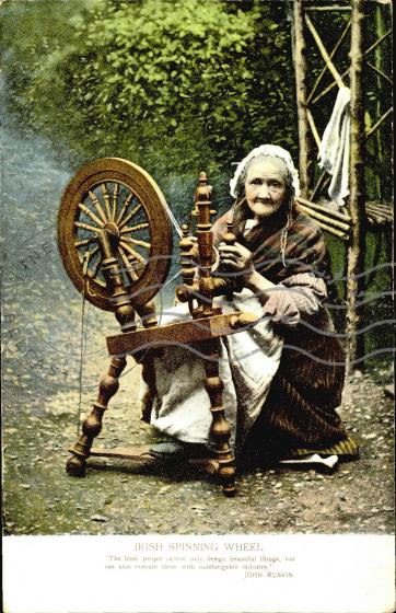Irish Spinning Wheel | Postcards Ireland